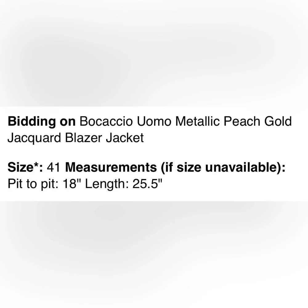 Gold Metallic Blazer - Luxe Evening Sport Coat brand new - Picture 3 of 14